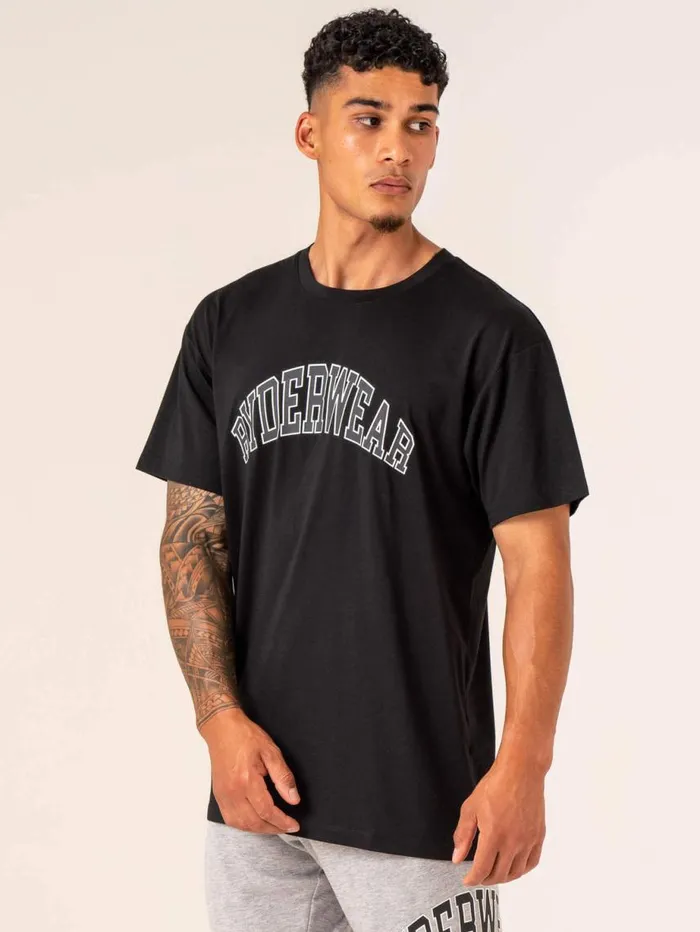 TShirts Mens Ryderwear Men039s Collegiate TShirt Black