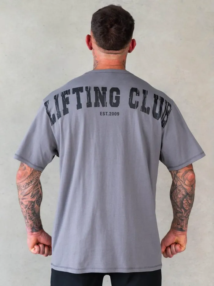 TShirts Mens Ryderwear Octane TShirt Steel Grey
