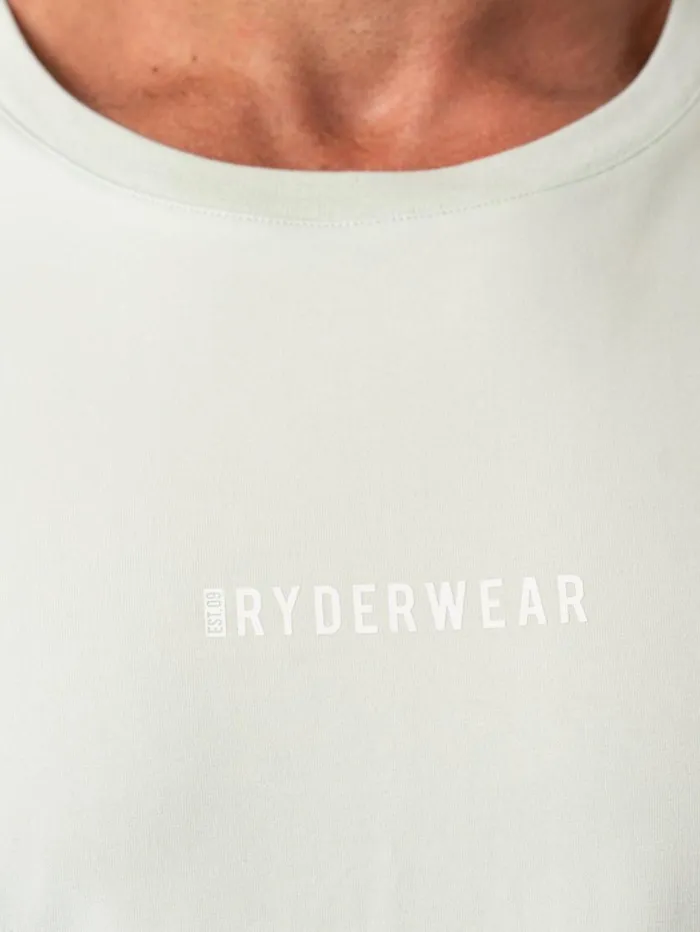 TShirts Mens Ryderwear Pursuit Oversized TShirt Spearmint Stonewash