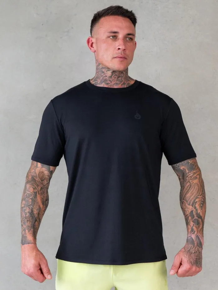 TShirts Mens Ryderwear Soft Tech TShirt Black