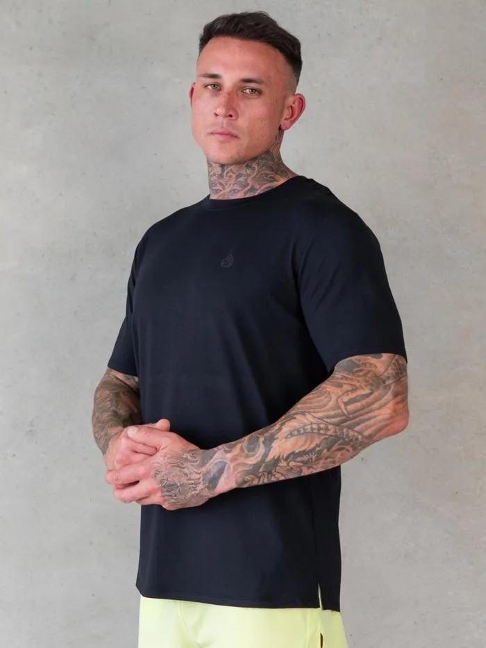TShirts Mens Ryderwear Soft Tech TShirt Black