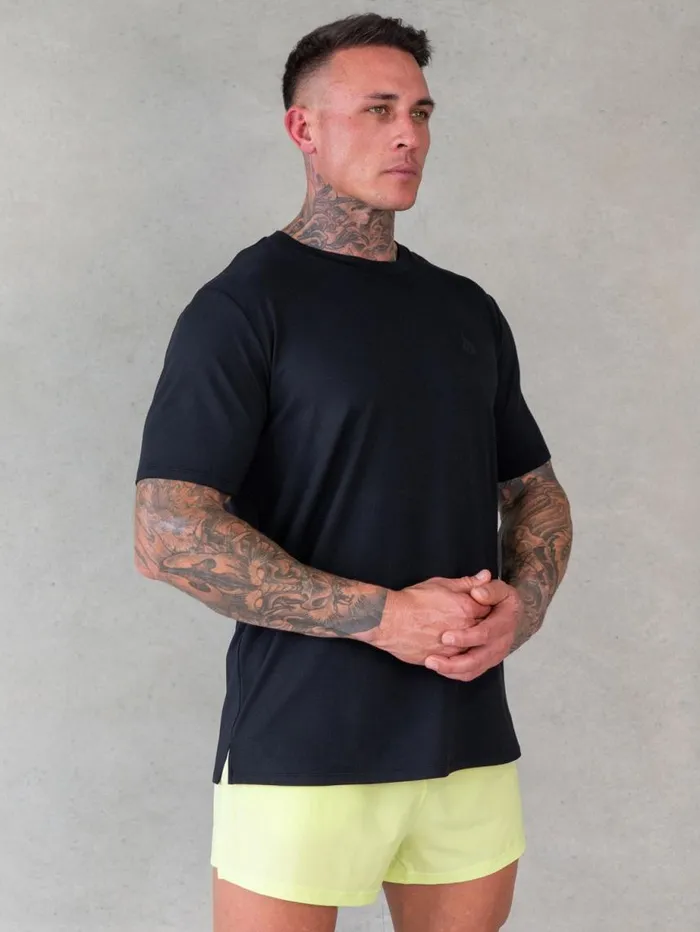 TShirts Mens Ryderwear Soft Tech TShirt Black