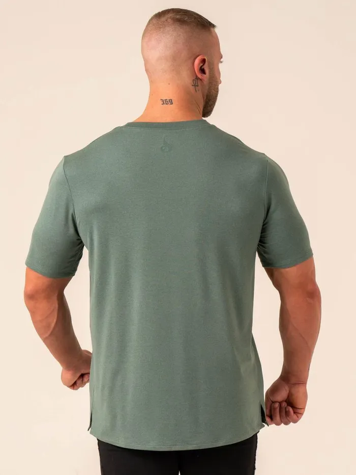TShirts Mens Ryderwear Soft Tech TShirt Fern Green Marl