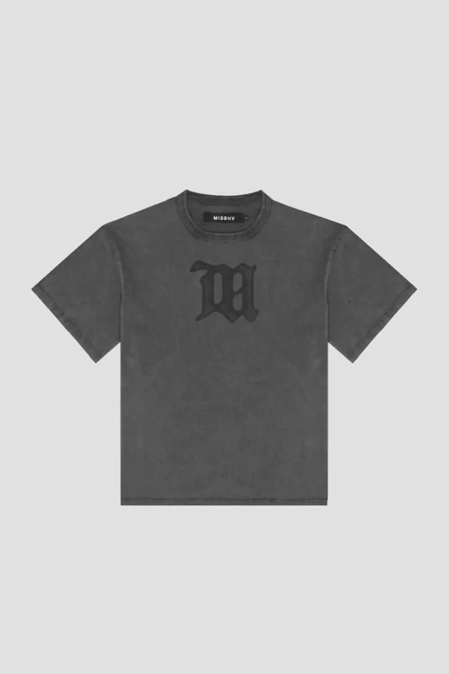 TShirts WomenMen MISBHV Signature TShirt Washed Black