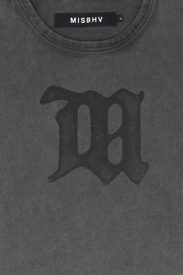 TShirts WomenMen MISBHV Signature TShirt Washed Black