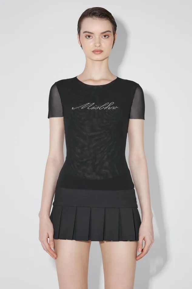 TShirts Women MISBHV Crystal Baby TShirt Black