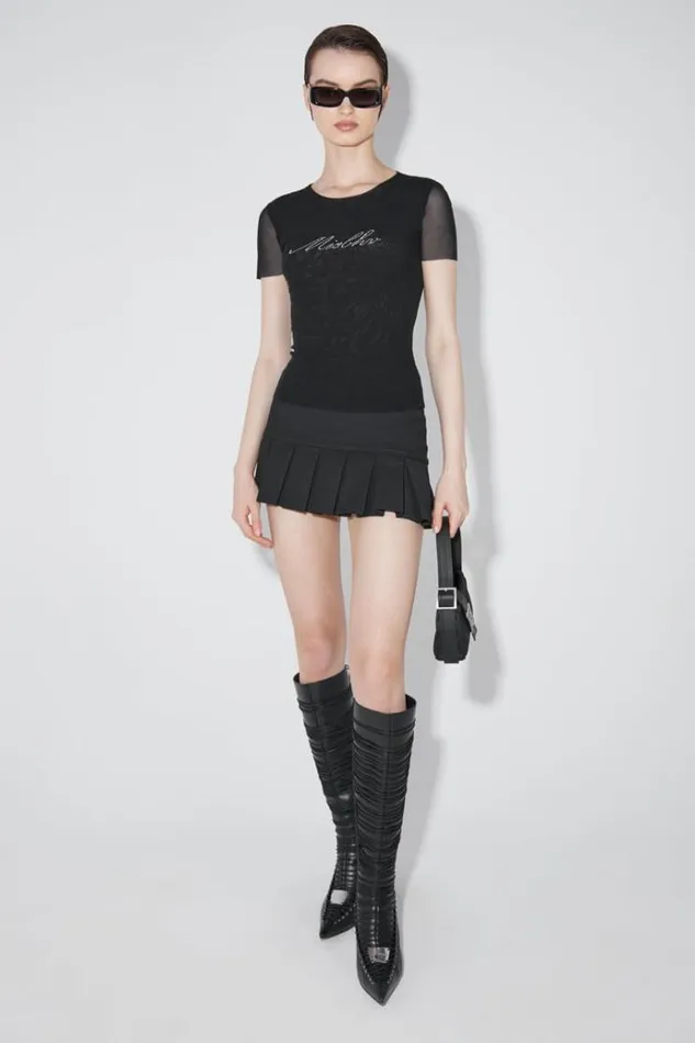 TShirts Women MISBHV Crystal Baby TShirt Black