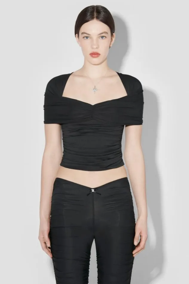 TShirts Women MISBHV Draped TShirt Black