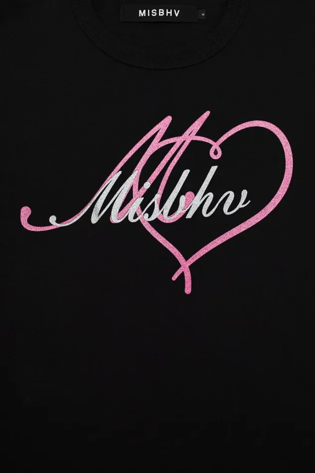 TShirts Women MISBHV I Love TShirt Black