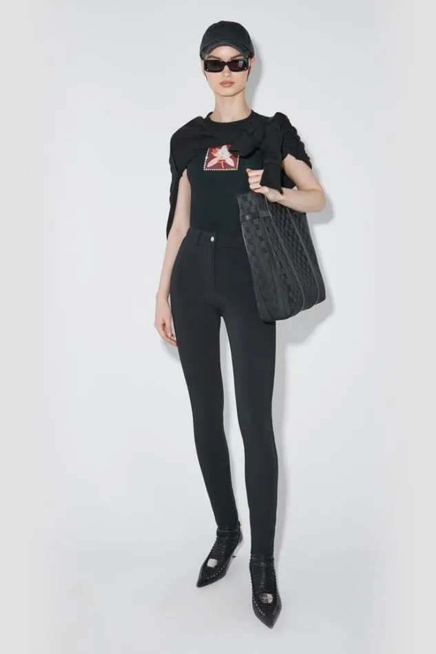 TShirts Women MISBHV Orchid Robert Mapplethorpe Baby TShirt Black