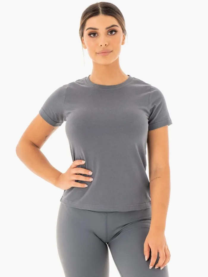TShirts Womens Ryderwear Motion TShirt Charcoal