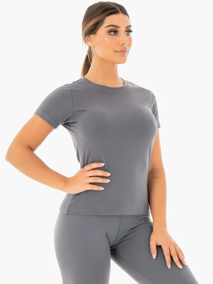 TShirts Womens Ryderwear Motion TShirt Charcoal