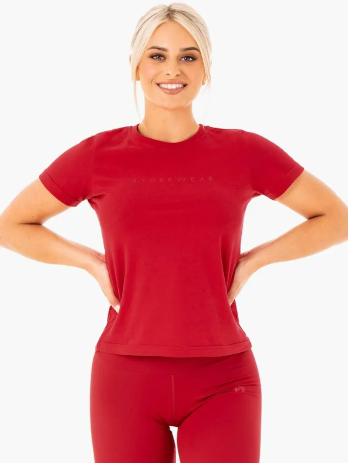 TShirts Womens Ryderwear Motion TShirt Red