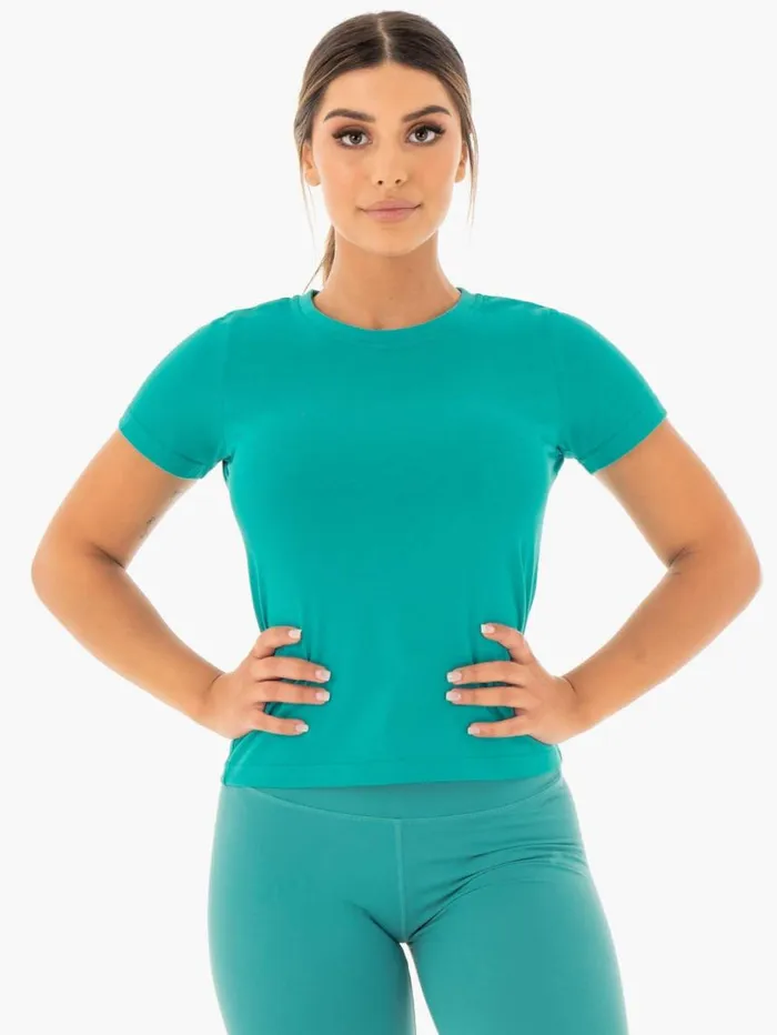 TShirts Womens Ryderwear Motion TShirt Teal