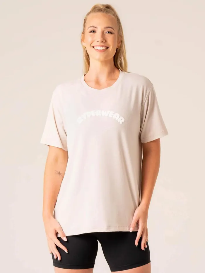 TShirts Womens Ryderwear Off Side Longline TShirt Chalk