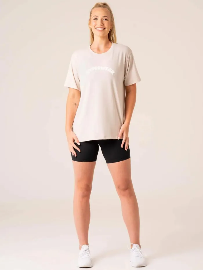 TShirts Womens Ryderwear Off Side Longline TShirt Chalk