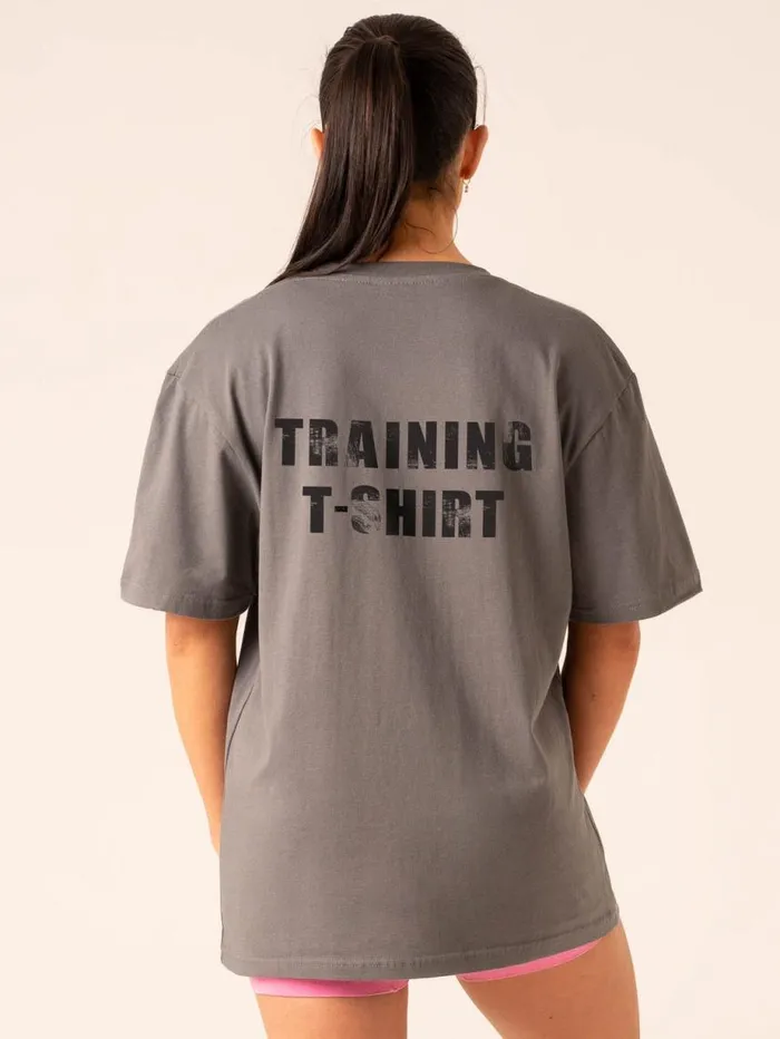 TShirts Womens Ryderwear Training TShirt Charcoal