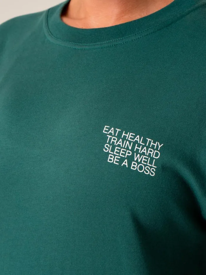 TShirts Womens Ryderwear Wellness TShirt Forest Green