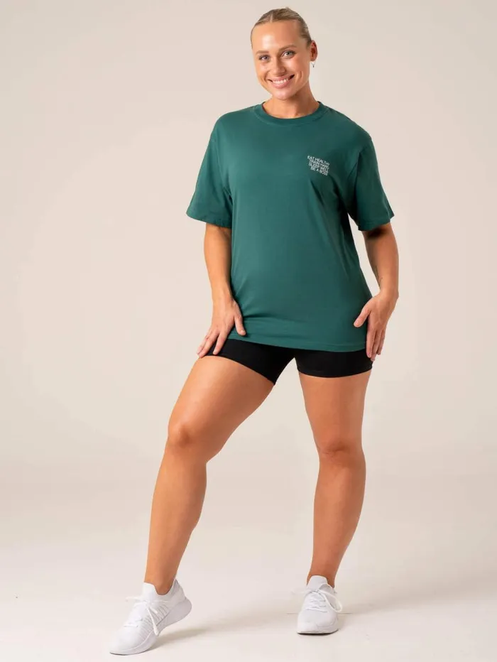 TShirts Womens Ryderwear Wellness TShirt Forest Green