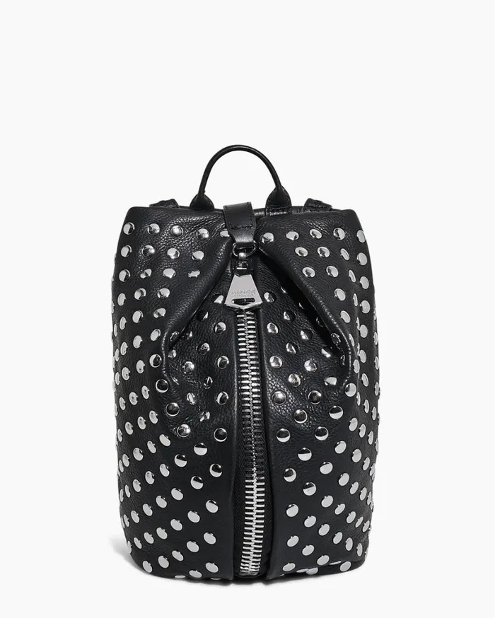 Tamitha Novelty Mini Backpack Black With Disco Studs Women Aimee Kestenberg Backpacks Tamitha Novelty Mini Backpack Black With Disco Studs Women Aimee Kestenberg Backpacks