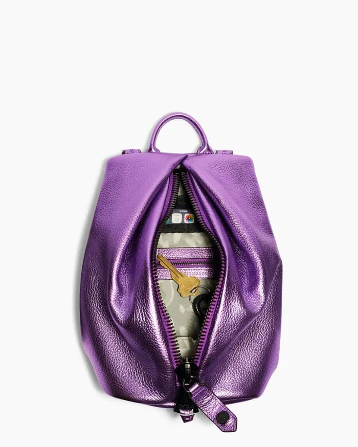 Tamitha Novelty Mini Backpack Purple Haze Metallic Women Aimee Kestenberg Backpacks