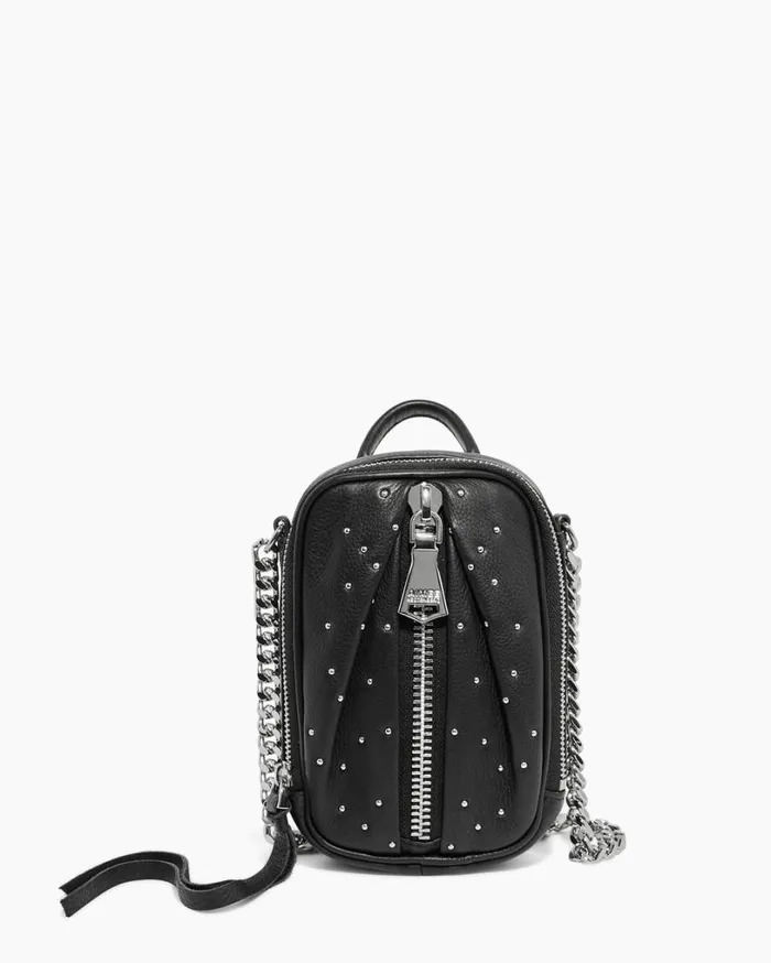 Tamitha Novelty Phone Crossbody With RFID Scattered Studs Women Aimee Kestenberg Crossbody Bags Tamitha Novelty Phone Crossbody With RFID Scattered Studs Women Aimee Kestenberg Crossbody Bags