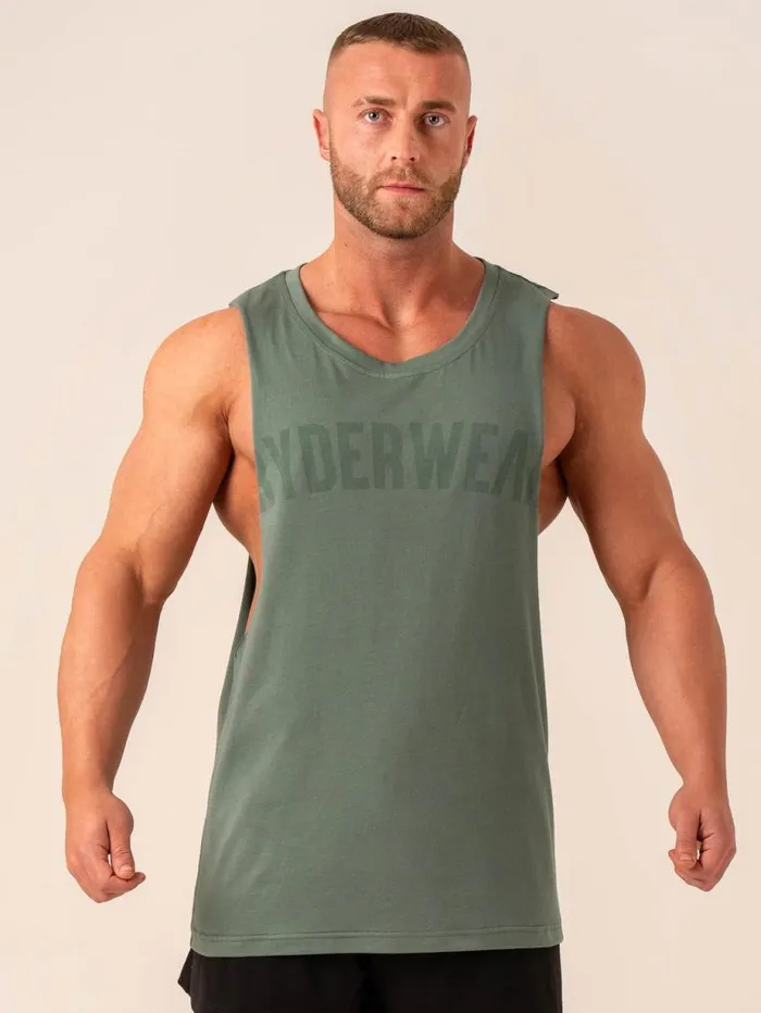 Tanks Mens Ryderwear Baller Tank Fern Green