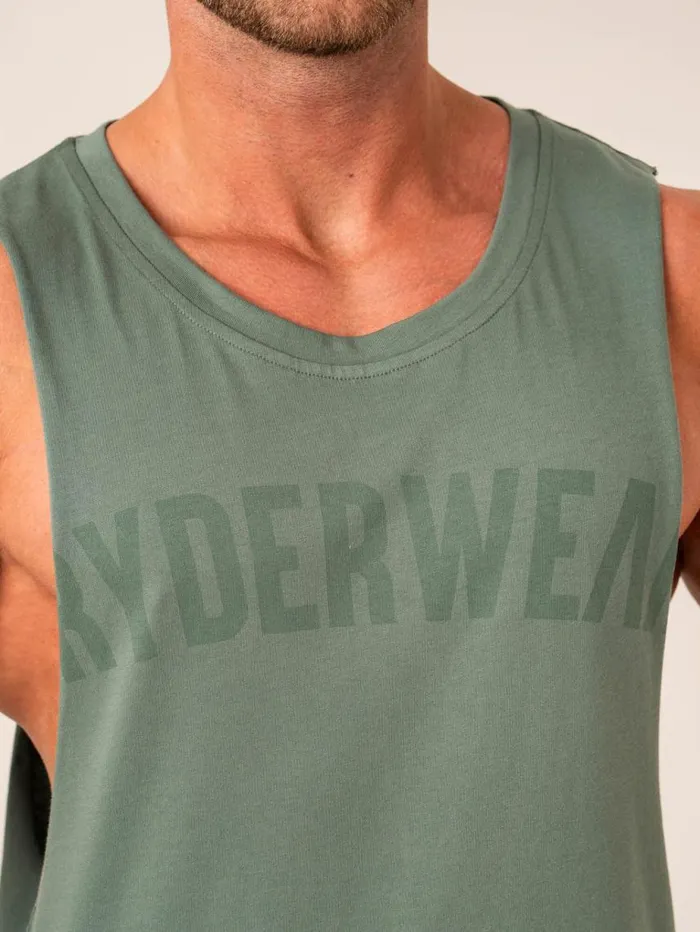 Tanks Mens Ryderwear Baller Tank Fern Green