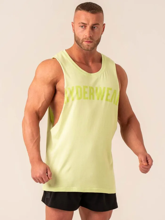 Tanks Mens Ryderwear Baller Tank Lime