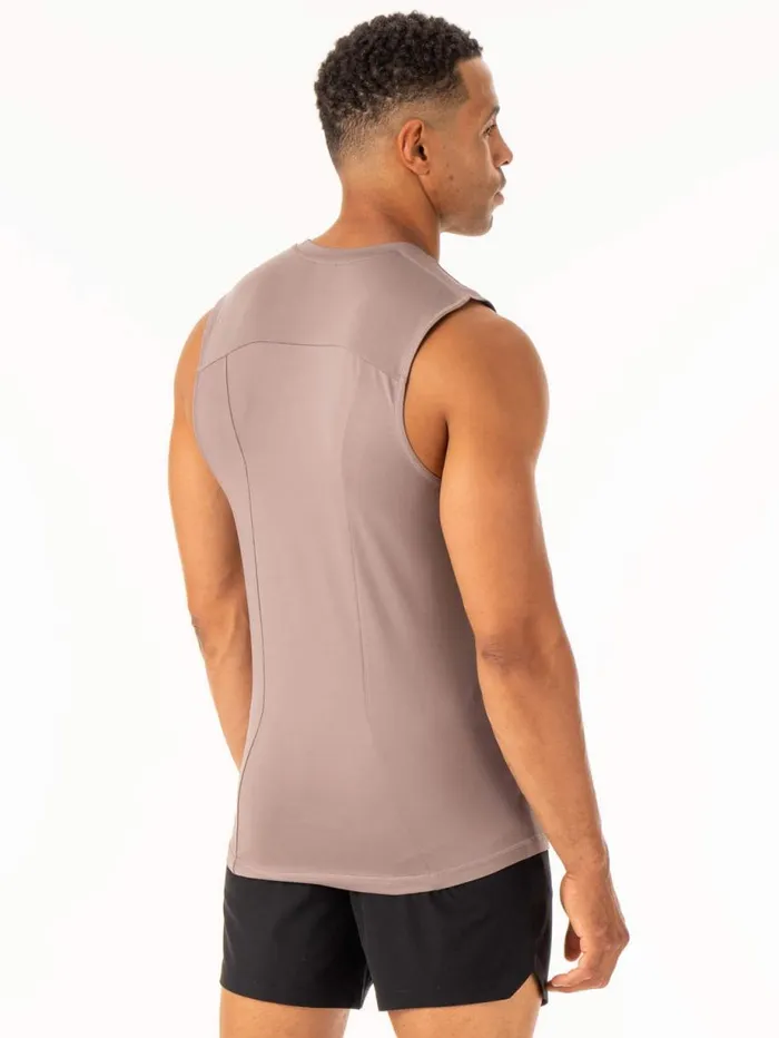 Tanks Mens Ryderwear Division Base Layer Tank Taupe