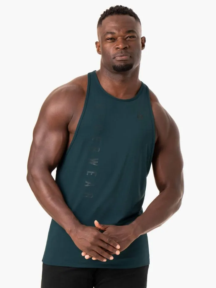 Tanks Mens Ryderwear Endurance High Rise TBack Forest Green