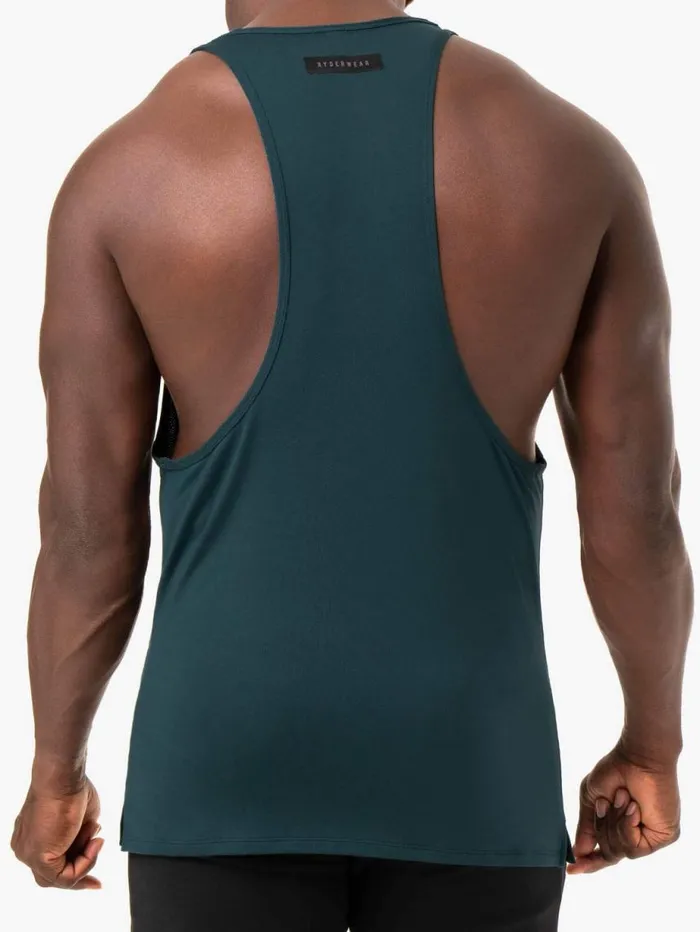 Tanks Mens Ryderwear Endurance High Rise TBack Forest Green