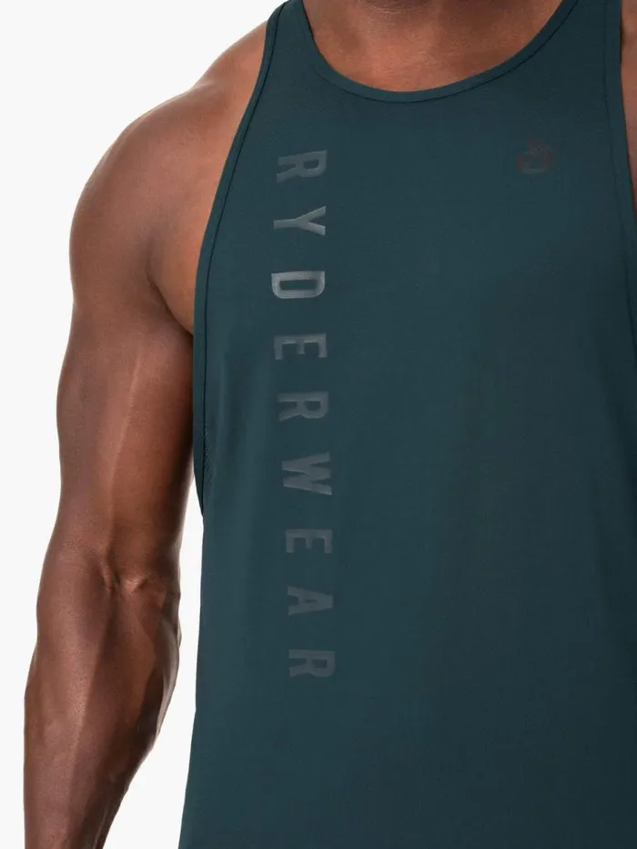 Tanks Mens Ryderwear Endurance High Rise TBack Forest Green