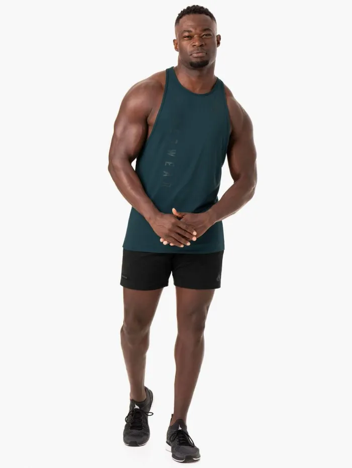 Tanks Mens Ryderwear Endurance High Rise TBack Forest Green