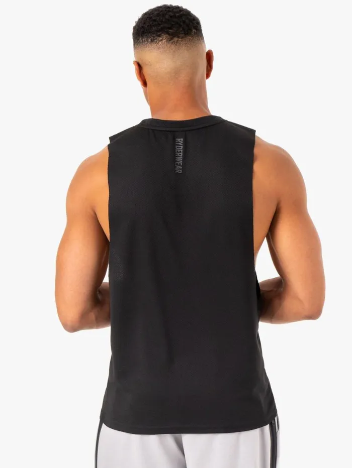 Tanks Mens Ryderwear Enhance Baller Tank Black