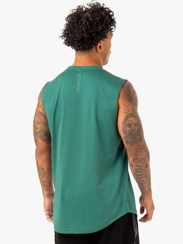 Tanks Mens Ryderwear Enhance Muscle Tank Green