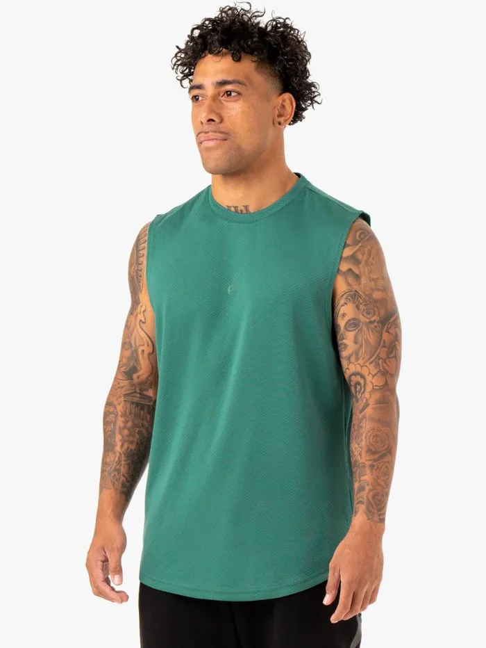 Tanks Mens Ryderwear Enhance Muscle Tank Green