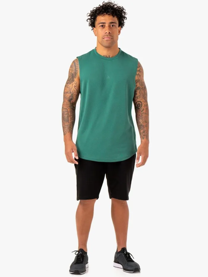 Tanks Mens Ryderwear Enhance Muscle Tank Green