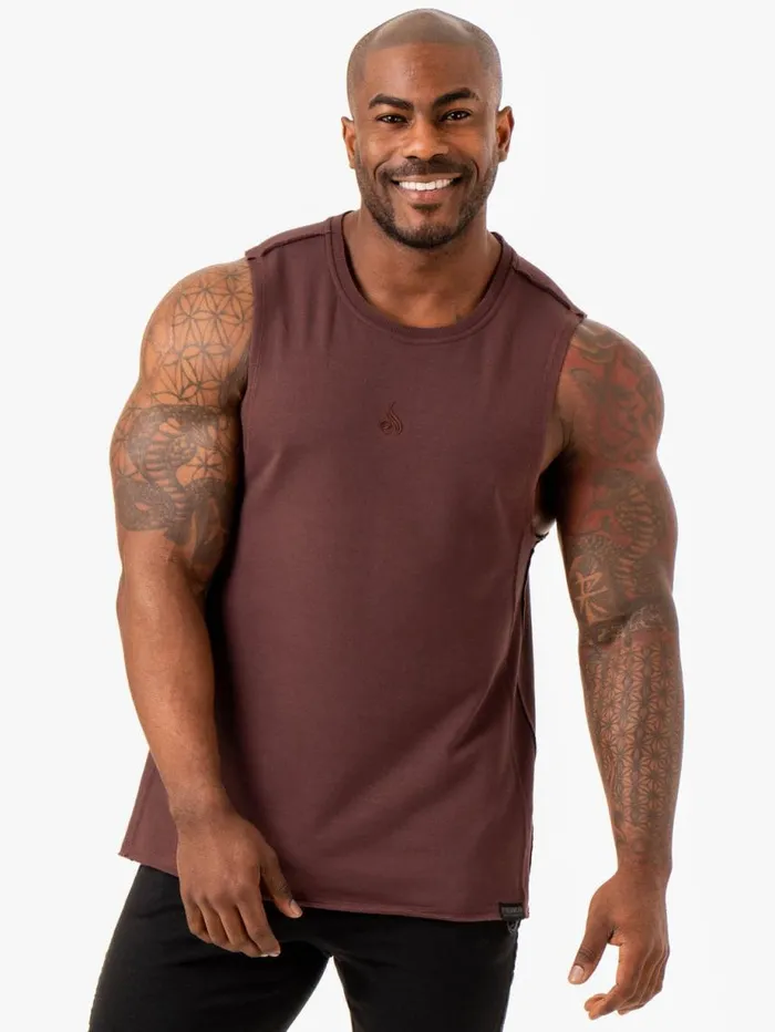 Tanks Mens Ryderwear Force Fleece Tank Brick
