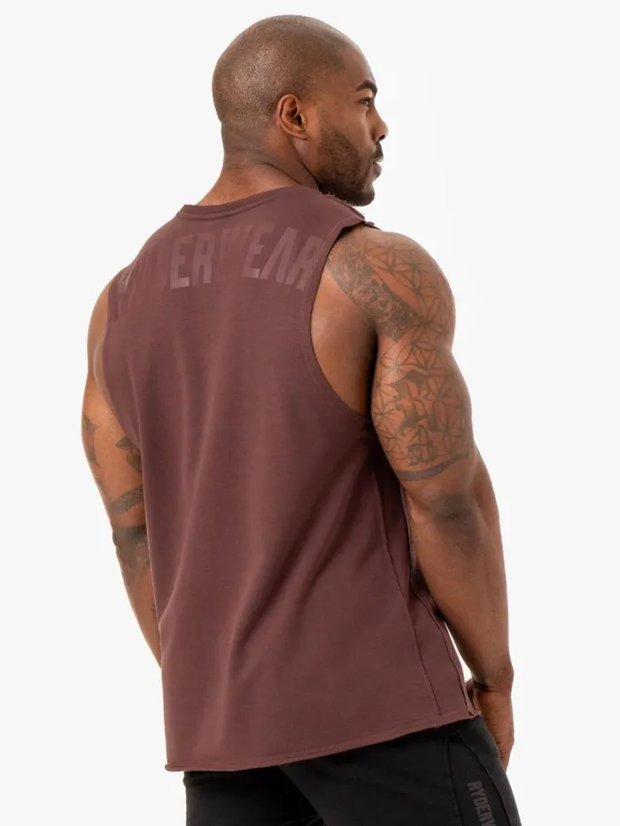 Tanks Mens Ryderwear Force Fleece Tank Brick