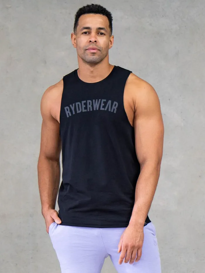 Tanks Mens Ryderwear Force Tank Black