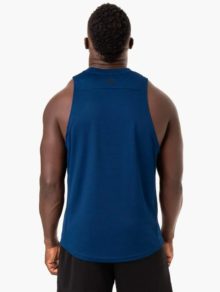 Tanks Mens Ryderwear Lift Mesh Tank Blue