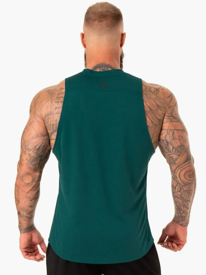 Tanks Mens Ryderwear Lift Mesh Tank Emerald