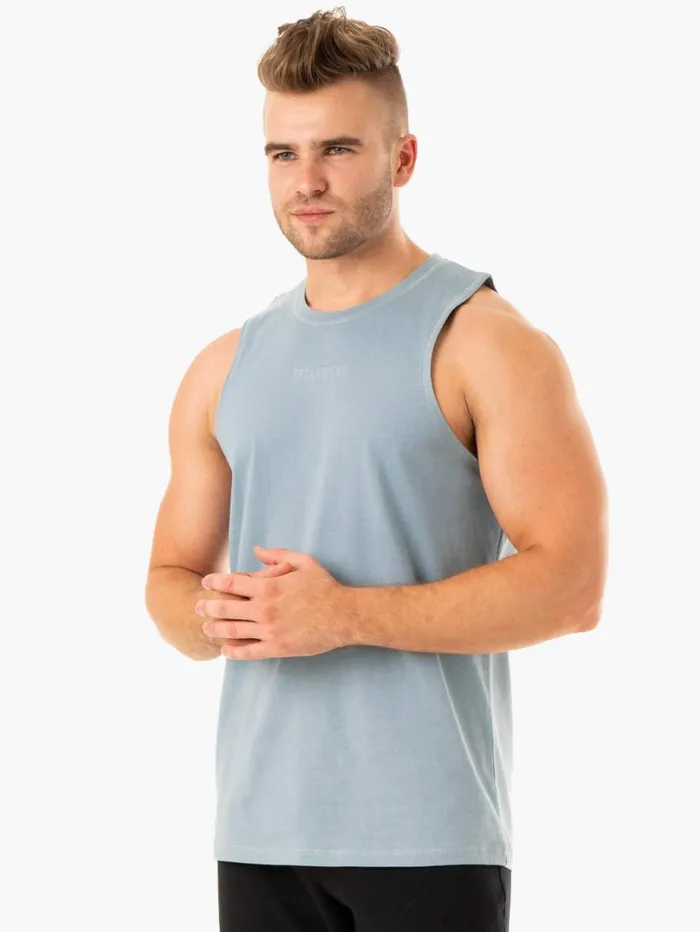 Tanks Mens Ryderwear Limitless Baller Tank Ice Blue