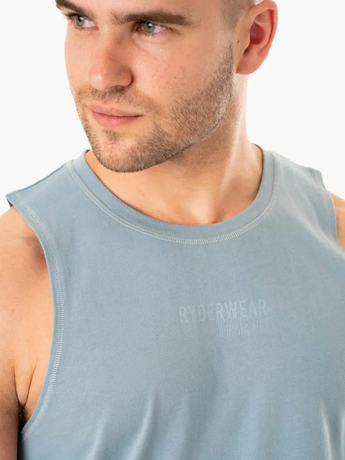 Tanks Mens Ryderwear Limitless Baller Tank Ice Blue
