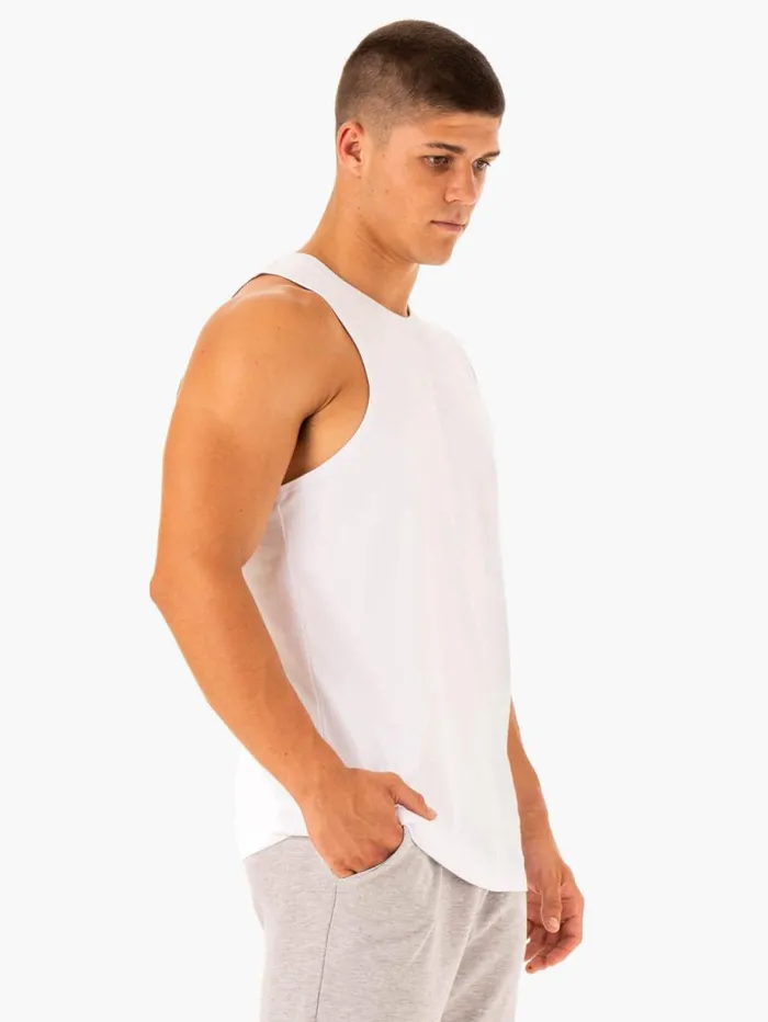 Tanks Mens Ryderwear Limitless Baller Tank White