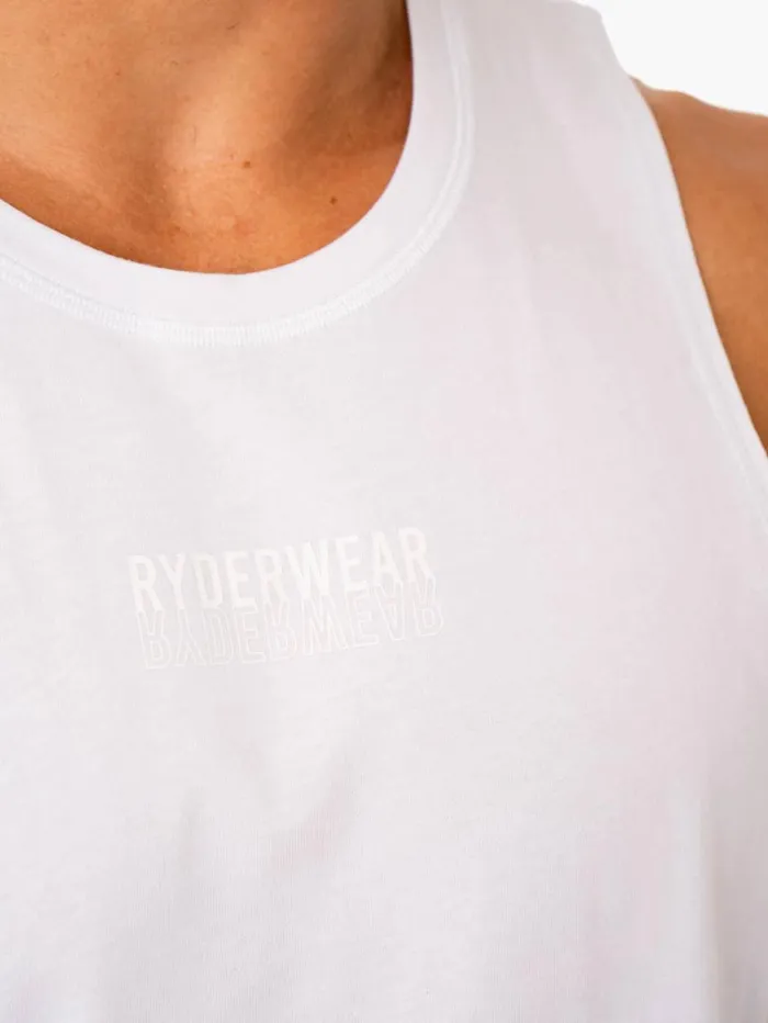 Tanks Mens Ryderwear Limitless Baller Tank White