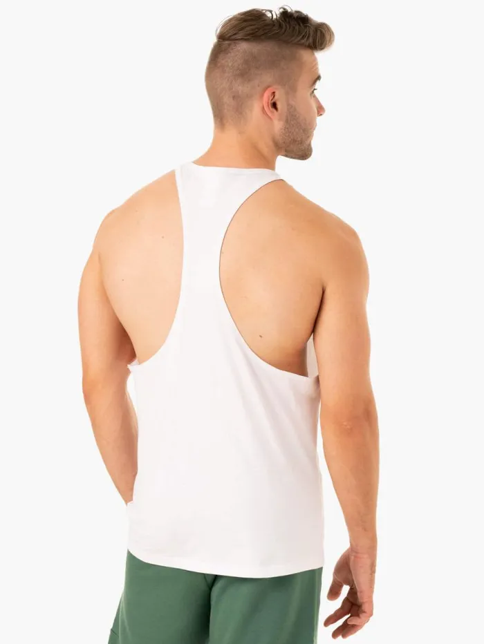 Tanks Mens Ryderwear Limitless Stringer TBack White