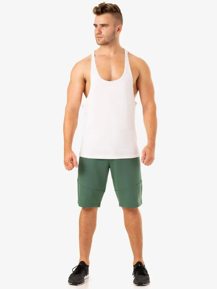 Tanks Mens Ryderwear Limitless Stringer TBack White