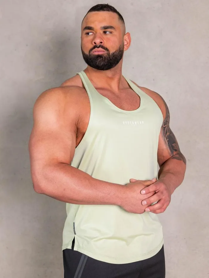 Tanks Mens Ryderwear NRG Stringer Matcha